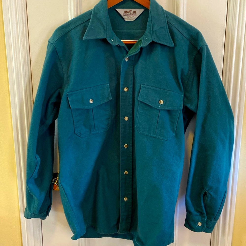 The Sportsmen’s  Guide Vintage Mens Forest Green Top Size L